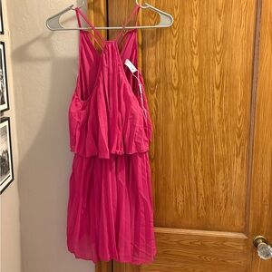 Petal & Pup Hot Pink Halterneck Dress